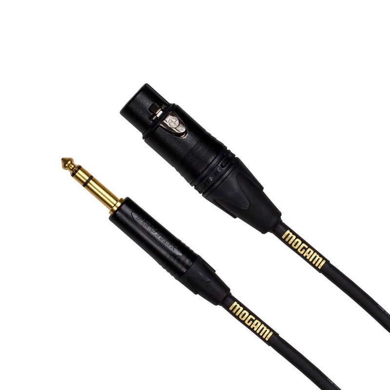 Mogami GOLD-TRSXLRF-20 Balanced Quad Patch Cable 20 feet
